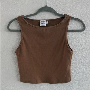 Princess Polly Brown Crop Top